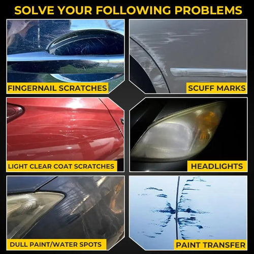 NUAN Premium Car Scratch Removal Wax, 2026 Scratch Repair Kit with Polishing Paste & Wipe